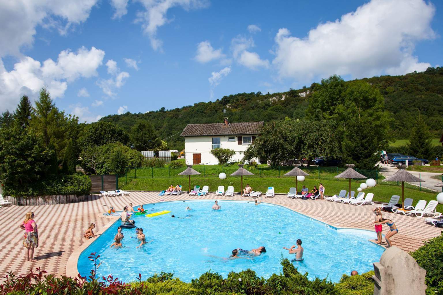 Schwimmbad Campingplatz Chatillon